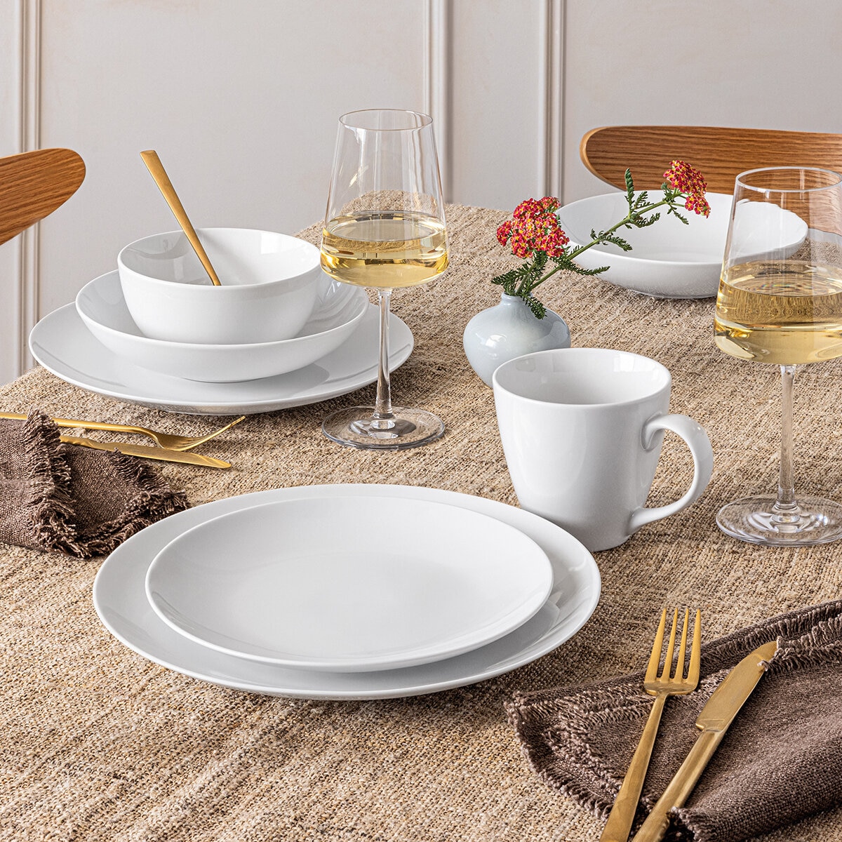 Over & Back Juego de Vajilla de Porcelana 20 Piezas Over & Back Juego de Vajilla de Porcelana 20 Piezas