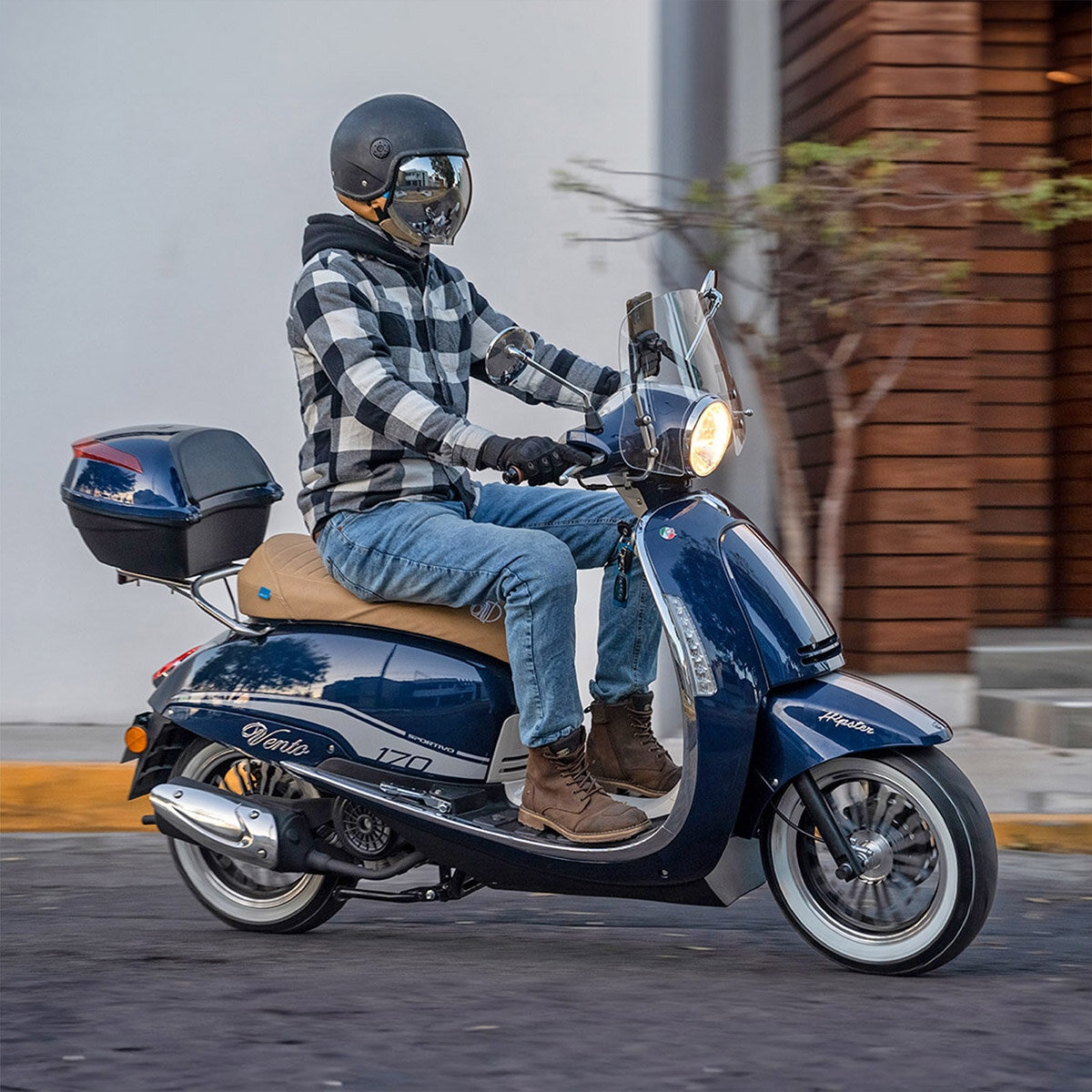 Vento Motocicleta Hipster 170cc Azul 