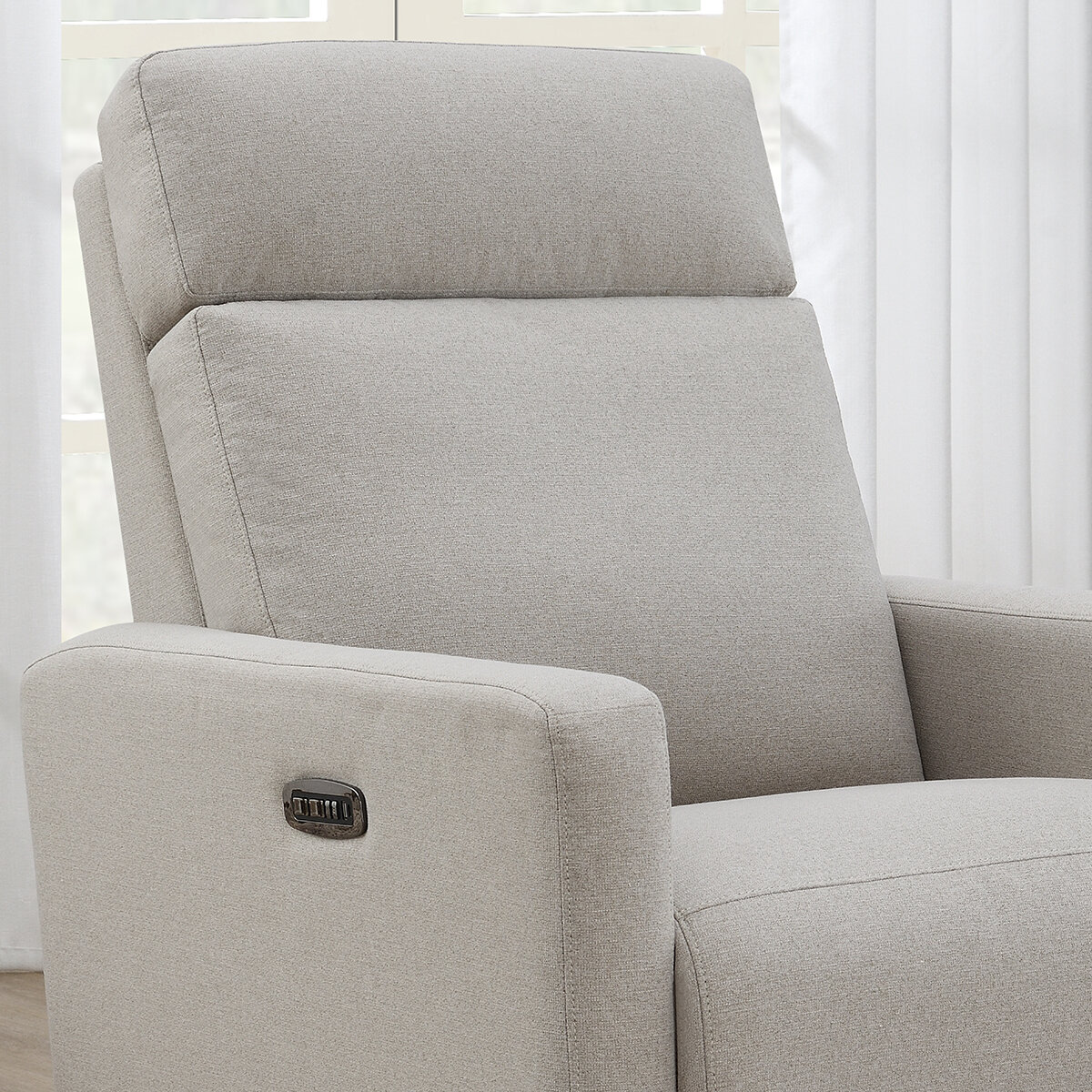 Synergy Home, Sillón Reclinable de Tela con Sistema Eléctrico