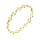 Mayfer, Anilo/Pulsera Plata .925, Color Dorado