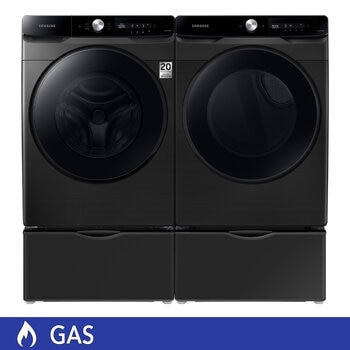 samsung combo de lavado de gas 22kg / 24kg con pedestal