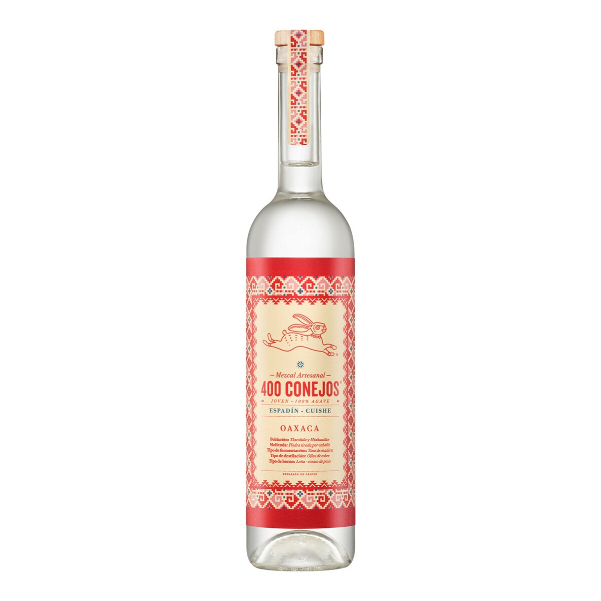 Mezcal 400 Conejos Espadín Cuishe 750ml