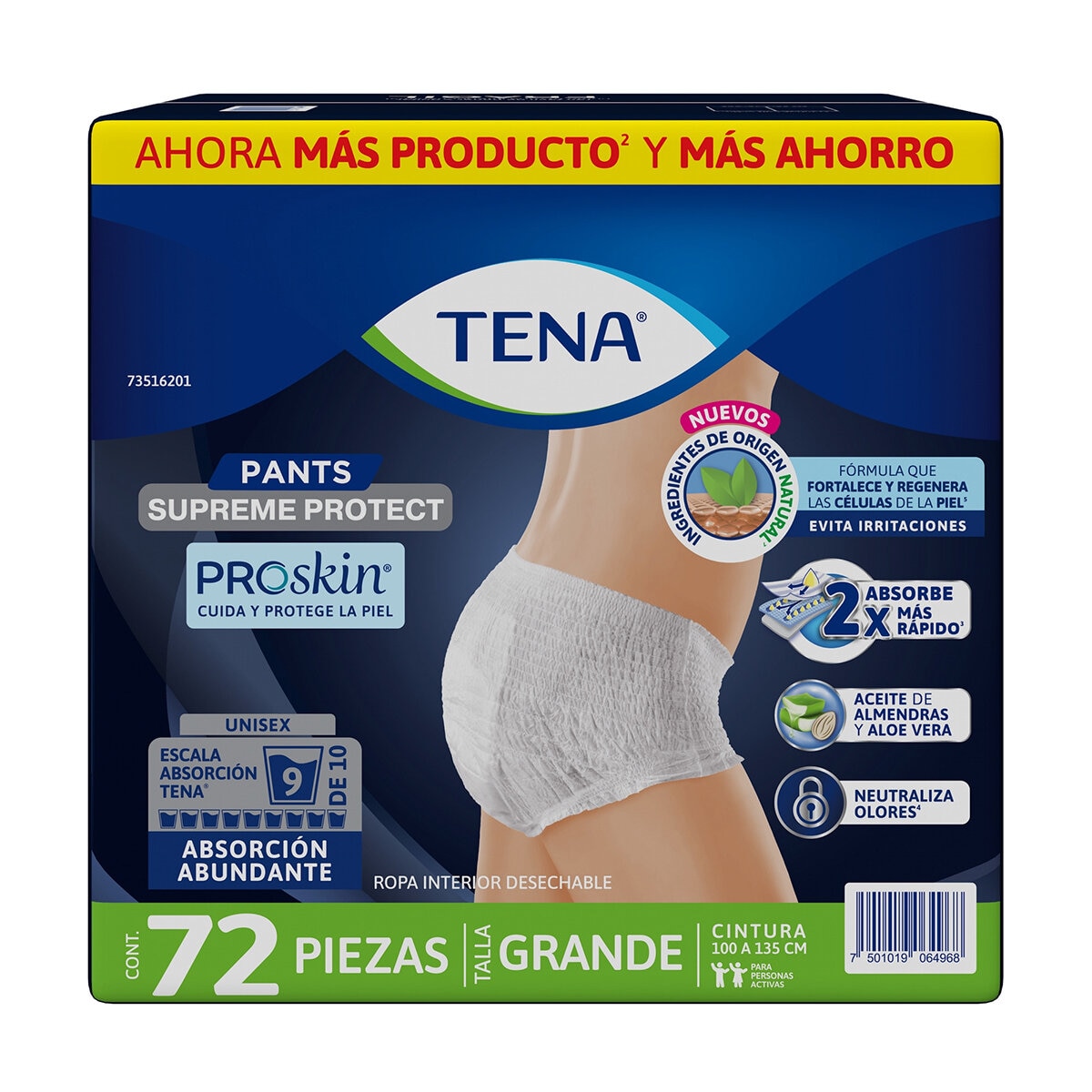 Tena Pants Grande 72 pzas Tena Pants Grande 72 pzas