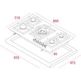 Teka Parrilla de Gas 6 Quemadores