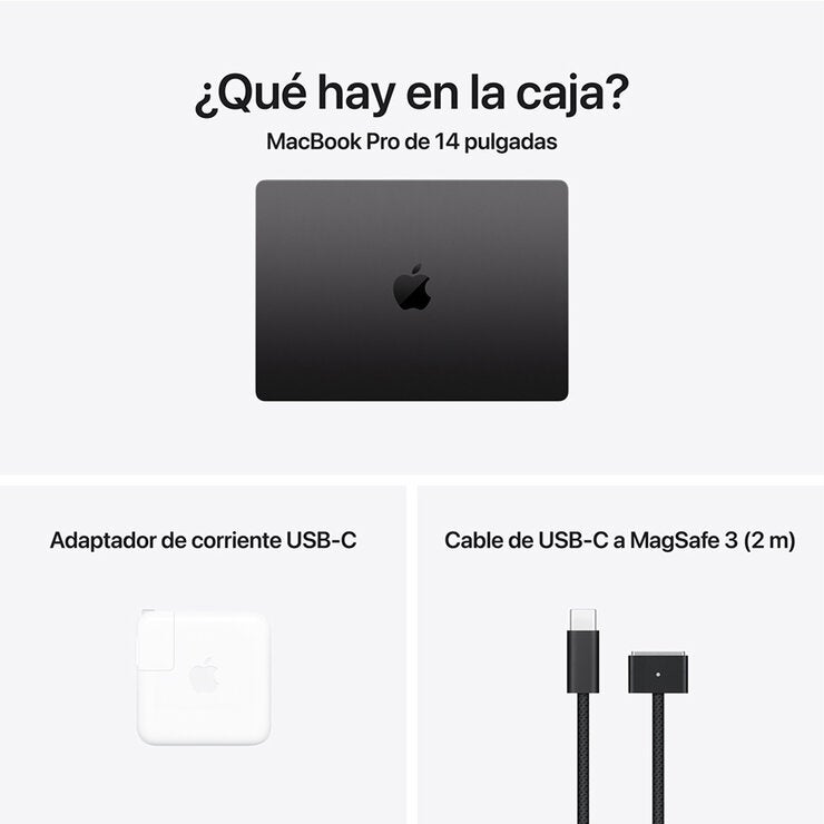 Apple MacBook Pro 14" M5 16GB 1TB SSD Negro Espacial Apple MacBook Pro 14" M5 16GB 1TB SSD Negro Espacial