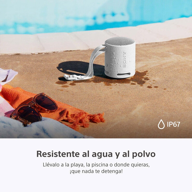 Sony SRS-XB100 Bocina Inalámbrica Portátil Gris Sony SRS-XB100 Bocina Inalámbrica Portátil Gris