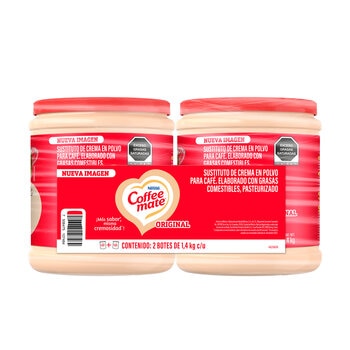 Coffee Mate Sustituto de Crema en Polvo 2 pzas de 1.4 kg