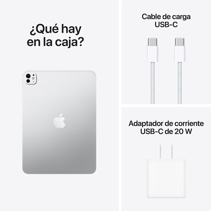 Apple iPad Pro 11" M5 Wi-Fi 512GB Plata Apple iPad Pro 11" M5 Wi-Fi 512GB Plata