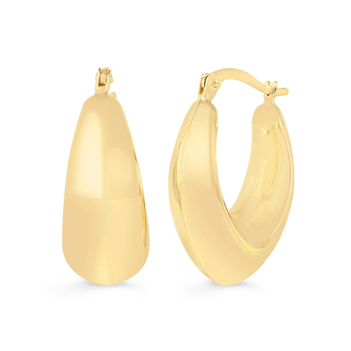 Arracadas 'V', Oro Amarillo 14K Arracadas 'V', Oro Amarillo 14K