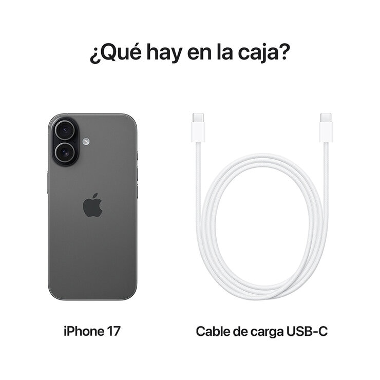 Apple iPhone 17 256GB Negro Apple iPhone 17 256GB Negro