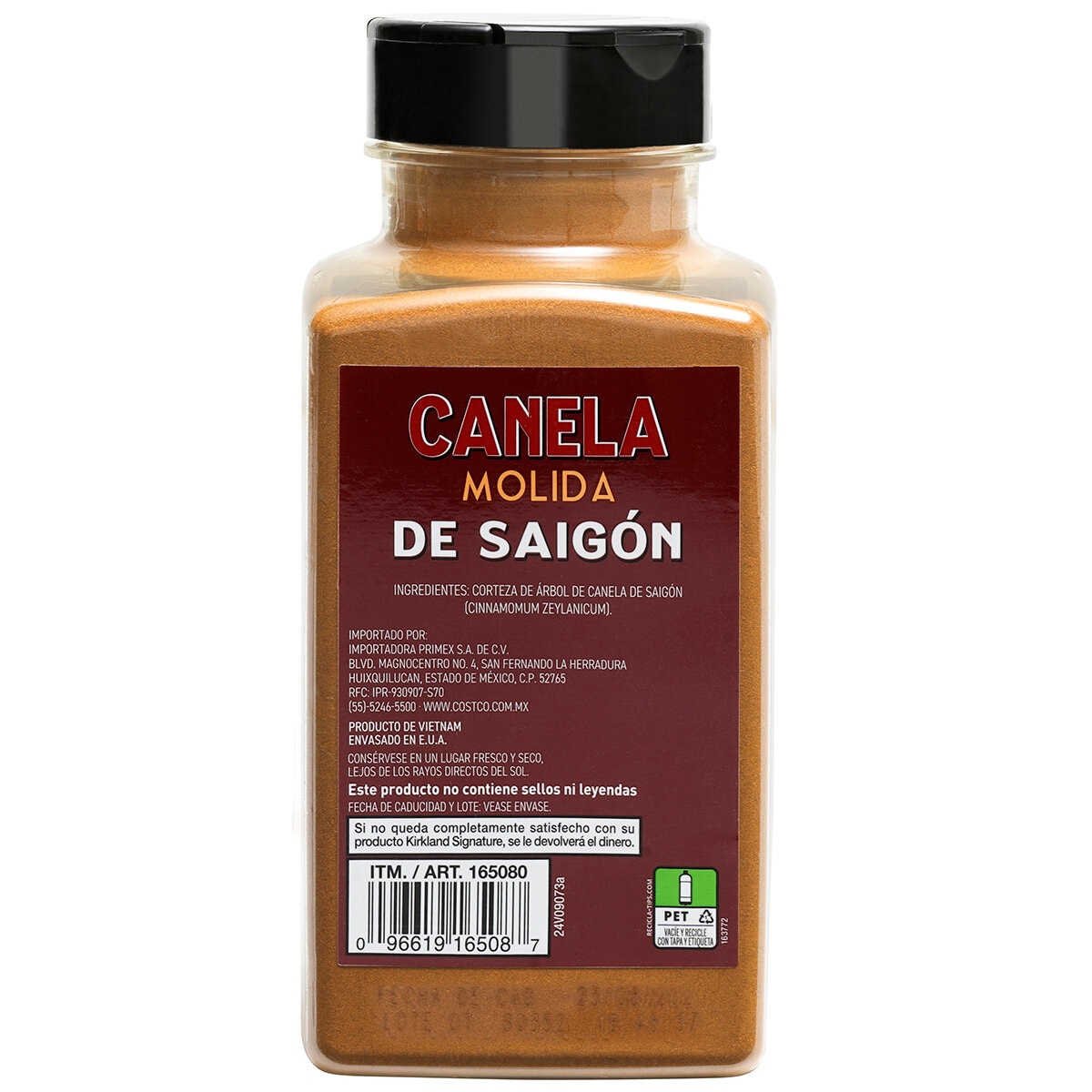 Kirkland Signature Canela Molida de Saigón 303 g Kirkland Signature Canela Molida de Saigón 303 g