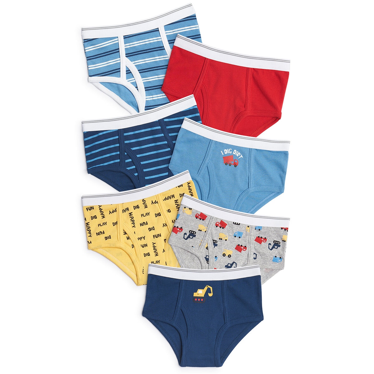 Koala Kids Calzoncillo 7 piezas para Niños o Niñas Varias Tallas y Colores