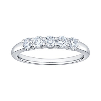 Anillo de Diamantes 0.50ctw, Oro Blanco 14K Anillo de Diamantes 0.50ctw, Oro Blanco 14K
