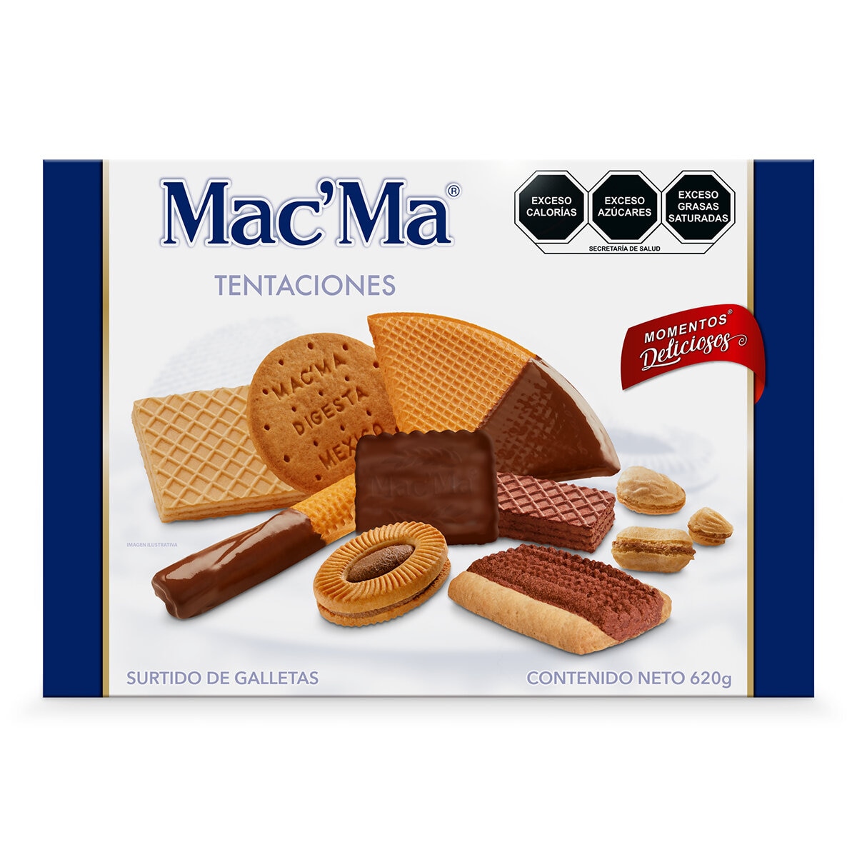 Mac'ma Tentaciones Surtido de Galletas 620 g Mac'ma Tentaciones Surtido de Galletas 620 g