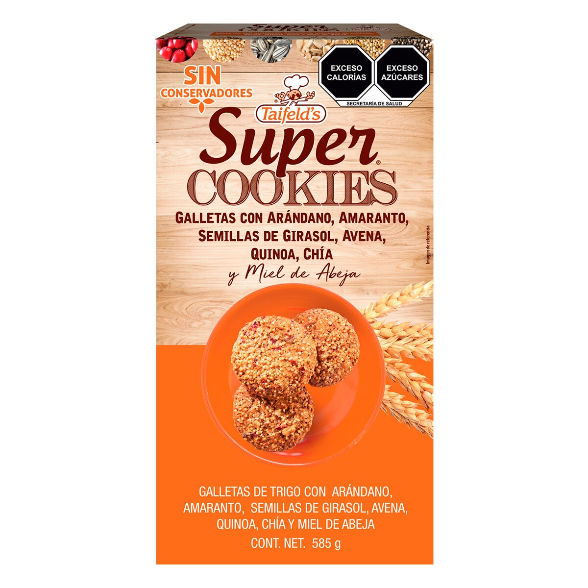 Taifelds Galletas de Trigo con Semillas y Quinoa 585 g | ...