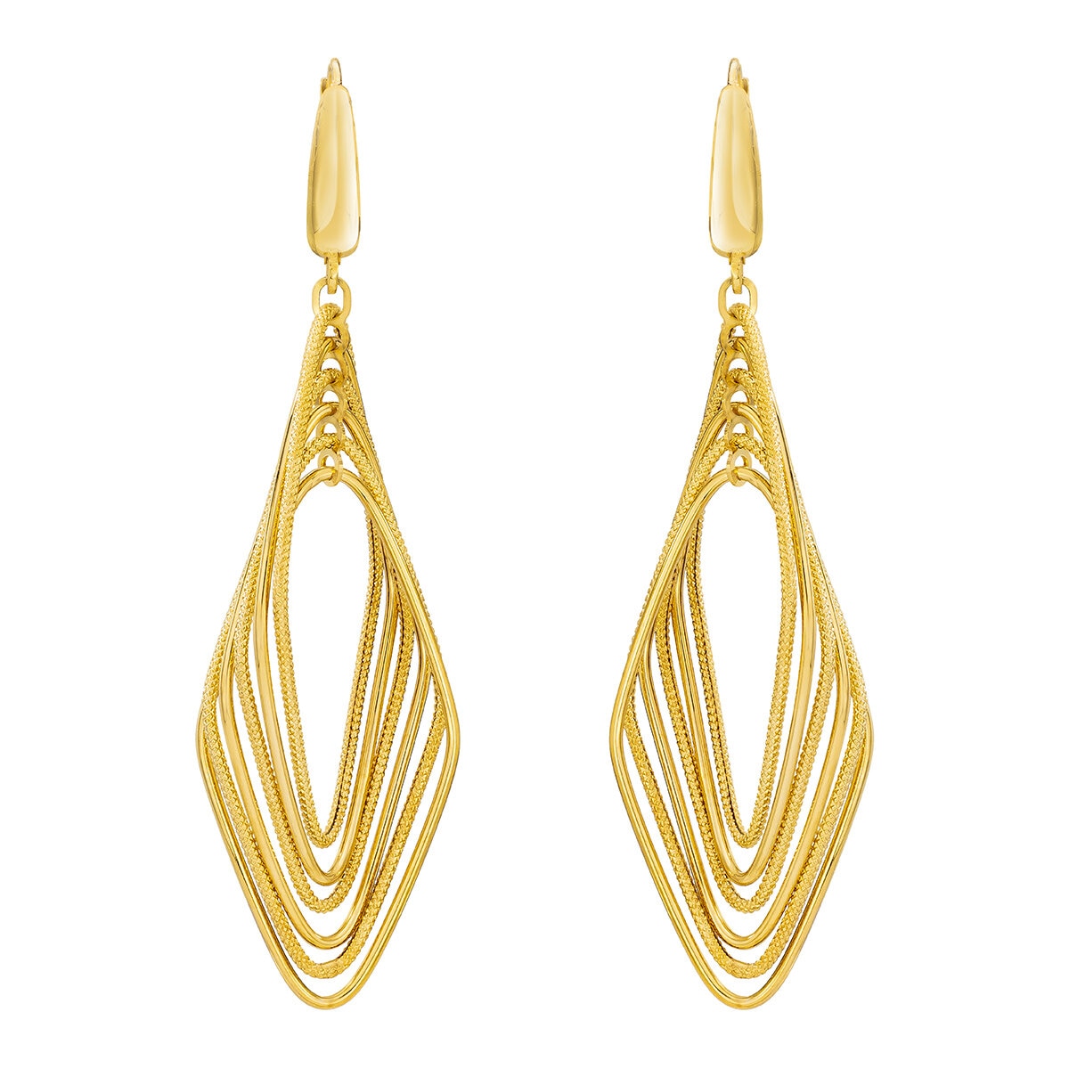 Aretes, Oro Amarillo de 14K