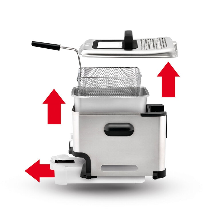 T-Fal, Freidora de Aceite Ultimate EZ Clean, 3.5 Litros T-Fal, Freidora de Aceite Ultimate EZ Clean, 3.5 Litros