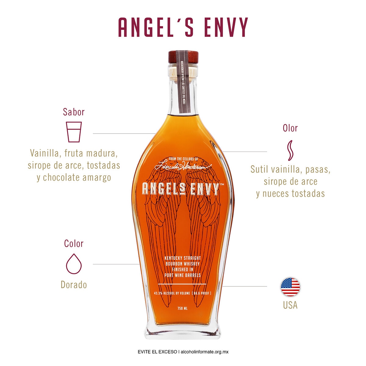 Bourbon Angel's Envy 750 ml