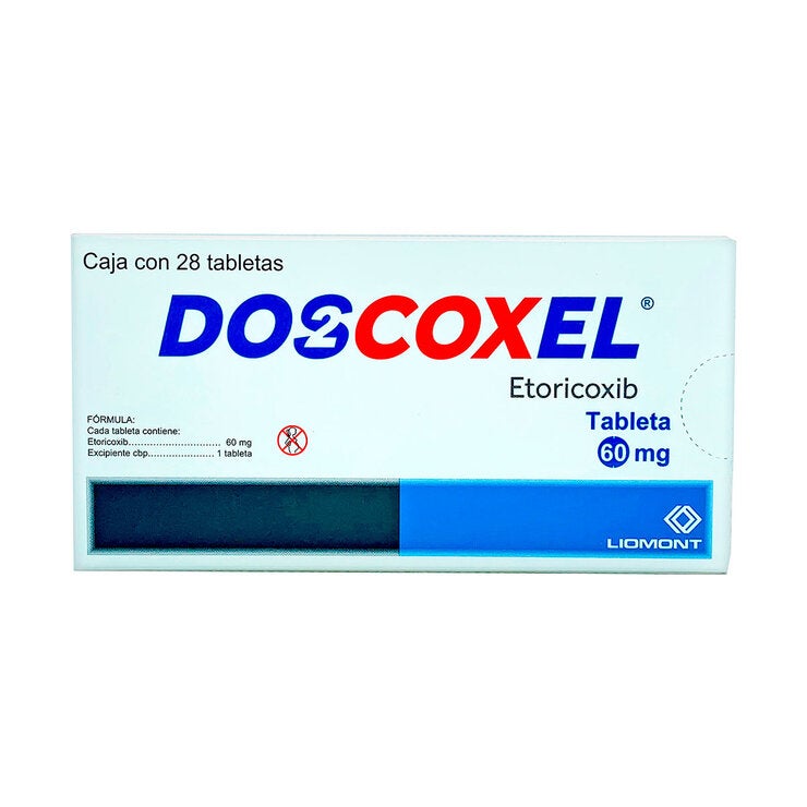 Doscoxel 60 mg 28 tabletas Doscoxel 60 mg 28 tabletas