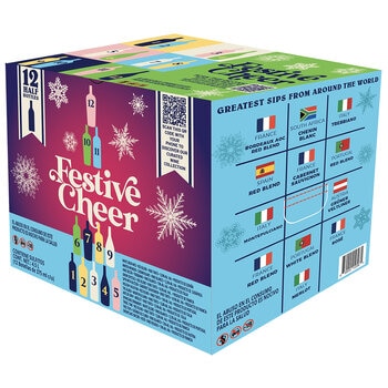 Festive Cheer Calendario de Adviento Vinos del Mundo 12/375 ml