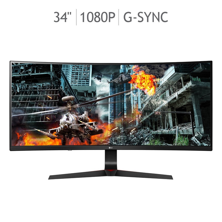 LG Monitor 34" para Gaming UltraWide con G-Sync, Adaptive-Sync