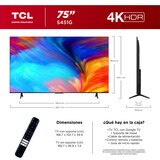 TCL Pantalla 75" UHD 4K Google TV TCL Pantalla 75" UHD 4K Google TV