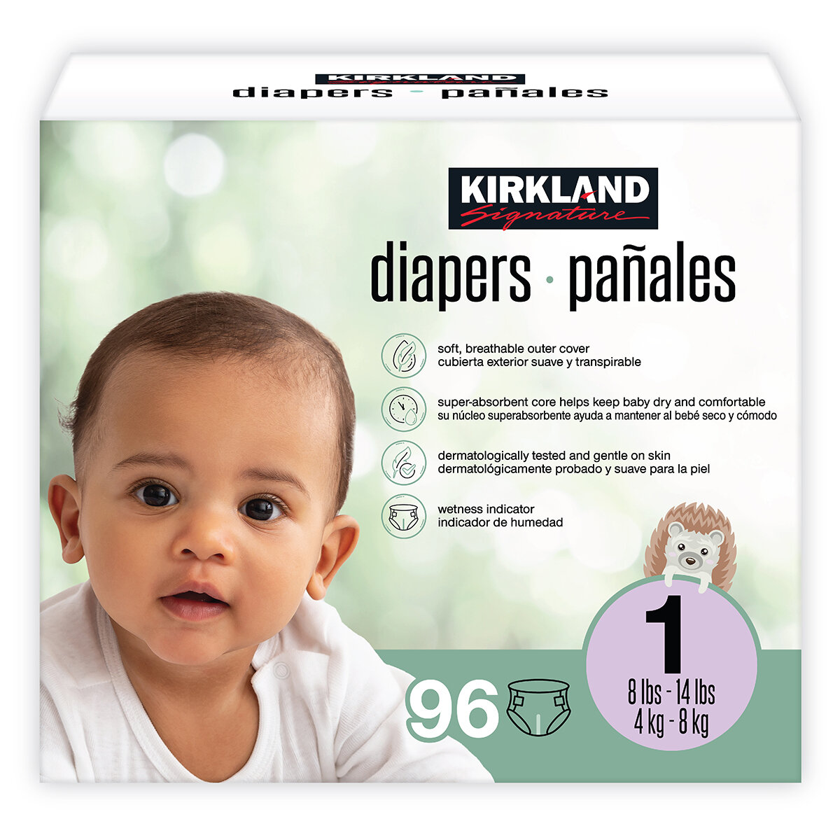 Kirkland Signature Pañales Etapa 1 Unisex 96 piezas Kirkland Signature Pañales Etapa 1 Unisex 96 piezas