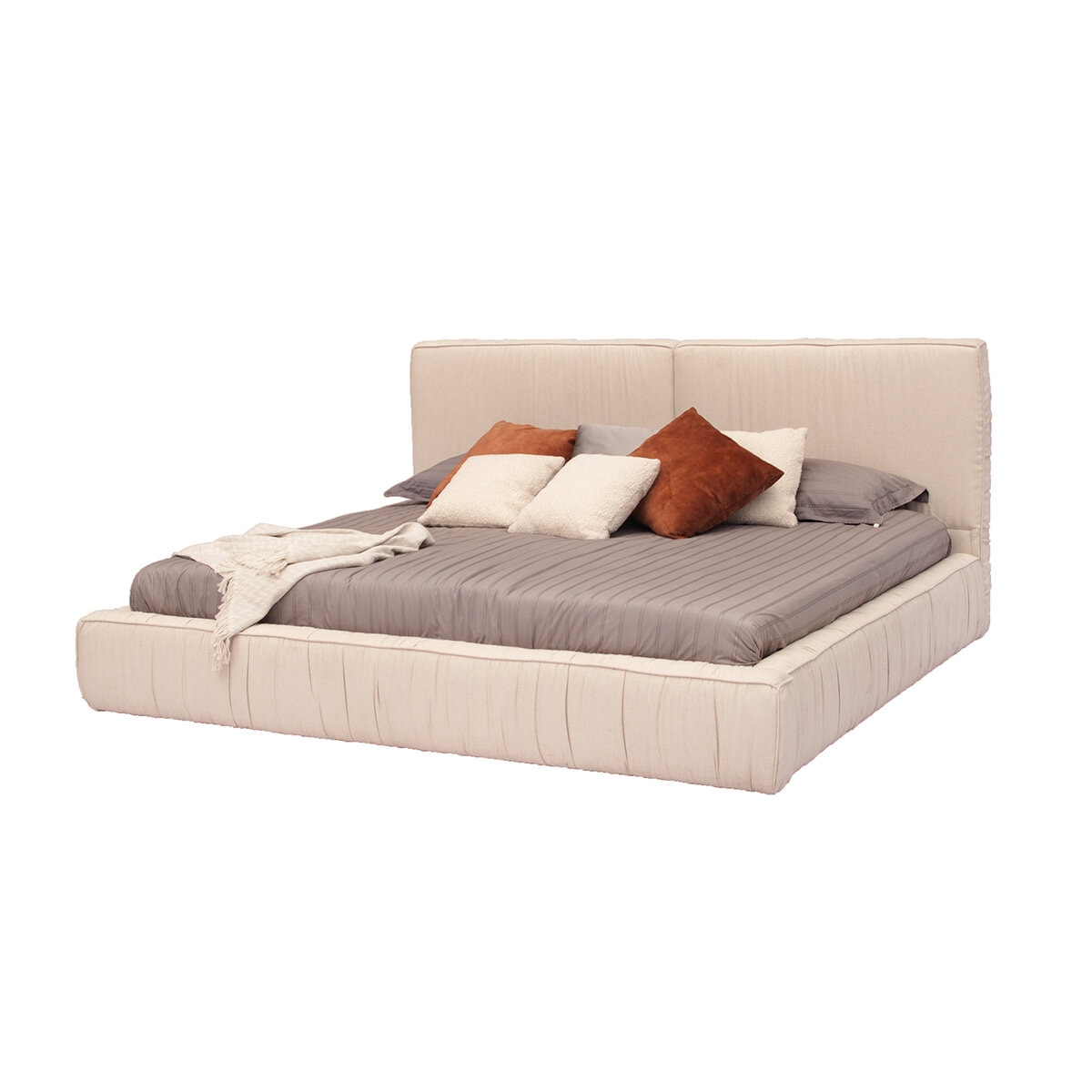 Skanor Muebles, Fontana, Cama King Tapizada Skanor Muebles, Fontana, Cama King Tapizada