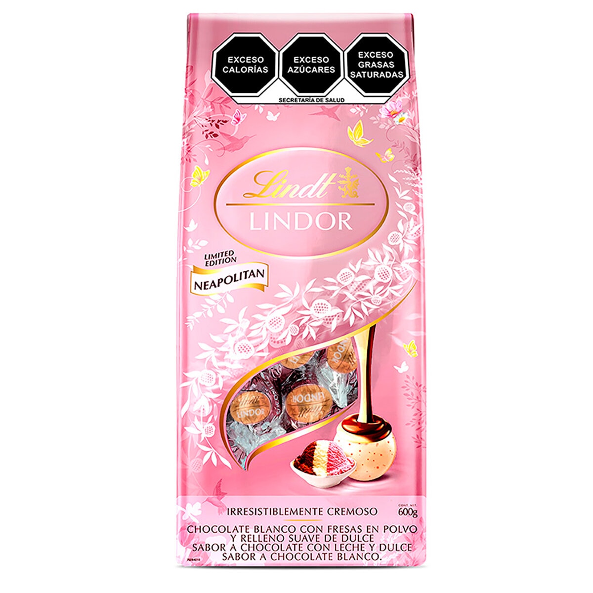 Lindor Napolitano Chocolates Rellenos 600g