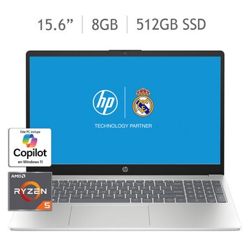 hp 15-fc0079la laptop 15.6" full hd amd ryzen 5 8gb 512gb ssd + 12 meses m365 personal