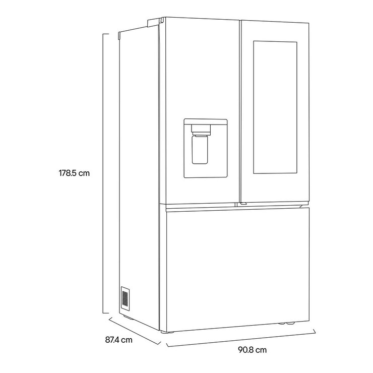 LG Refrigerador 31' French Door LG Refrigerador 31' French Door