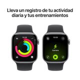 Apple Watch Series 11 (GPS) 42mm Aluminio Gris Espacial + Correa Deportiva Negra - Talla S/M Apple Watch Series 11 (GPS) 42mm Aluminio Gris Espacial + Correa Deportiva Negra - Talla S/M
