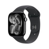 Apple Watch Series 11 (GPS) 46mm Aluminio Negro Azabache + Correa Deportiva Negra - Talla M/L Apple Watch Series 11 (GPS) 46mm Aluminio Negro Azabache + Correa Deportiva Negra - Talla M/L
