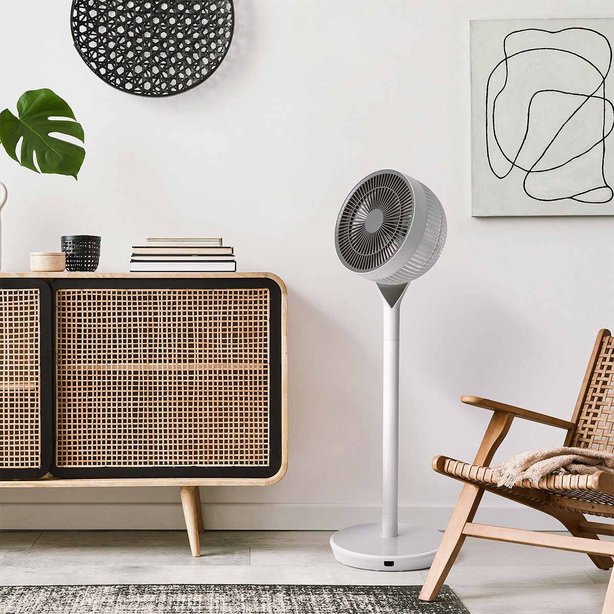 Woozoo Ventilador de Pedestal, 12 velocidades Woozoo Ventilador de Pedestal, 12 velocidades