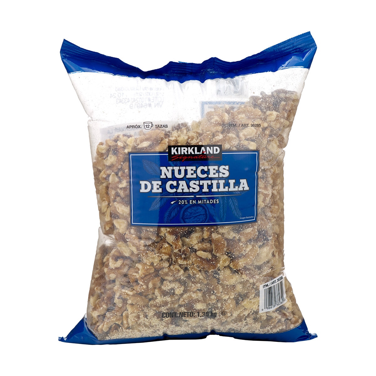 Kirkland Signature Nuez de Castilla en Mitades 1.36 kg Kirkland Signature Nuez de Castilla en Mitades 1.36 kg