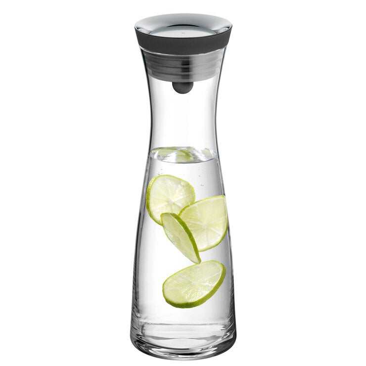 WMF Jarra de Cristal con Tapa de Acero Inoxidable de 1L WMF Jarra de Cristal con Tapa de Acero Inoxidable de 1L