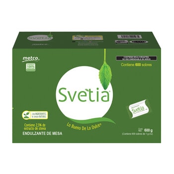 Svetia Edulcorante 600 sobres de 1 g