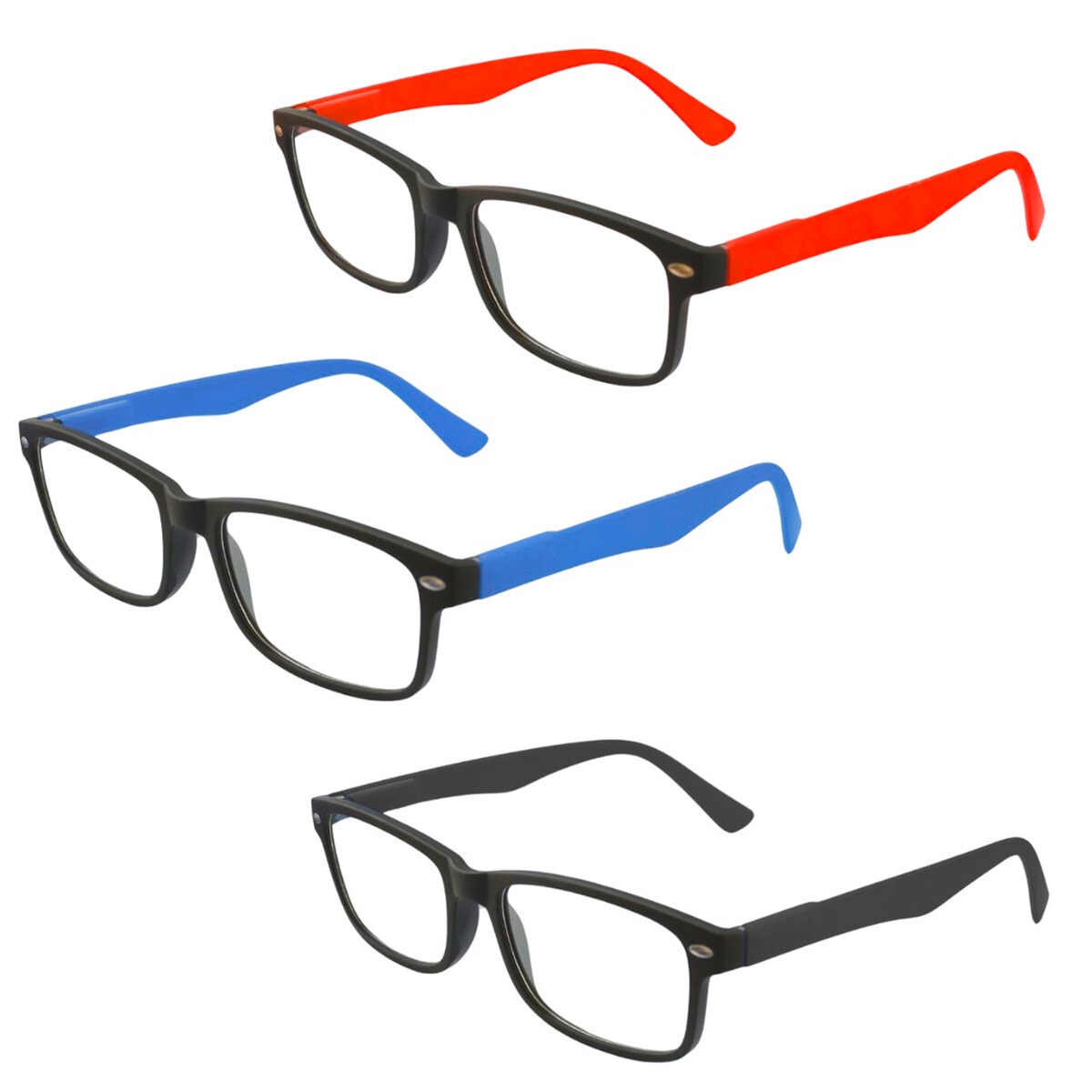 3 Pack de Lentes para Lectura Modelo CV Bien Clásico, Unisex