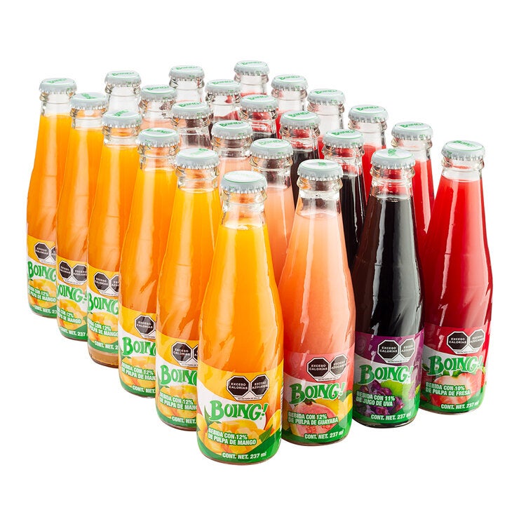 Boing Bebidas de Sabores Surtidos 24 pzas de 237 ml Boing Bebidas de Sabores Surtidos 24 pzas de 237 ml