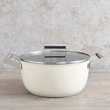 Smeg Olla de 24cm con Tapa de Cristal