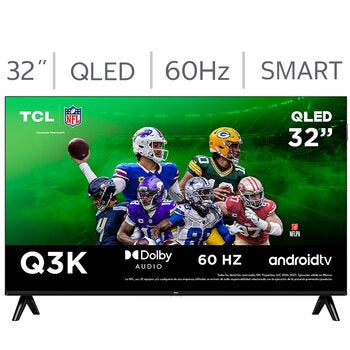 TCL Pantalla 32" QLED FHD Android TV 32Q3K TCL Pantalla 32" QLED FHD Android TV 32Q3K