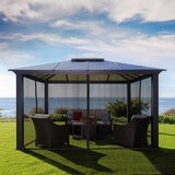 Paragon, Pérgola Santa Monica de Aluminio de 3.54m x 4.19m