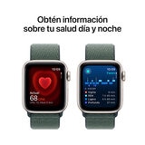Apple Watch SE 2 (GPS) 40mm Aluminio Blanco Estelar + Correa Deportiva Belcro Verde - Unitalla Apple Watch SE 2 (GPS) 40mm Aluminio Blanco Estelar + Correa Deportiva Belcro Verde - Unitalla