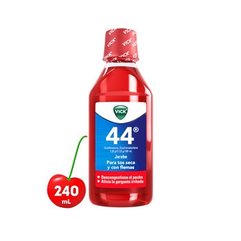 Vick 44 Jarabe Sabor Cereza Frasco 240ml