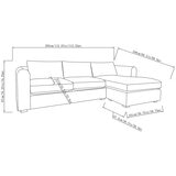 Ontai, Brevyn, Seccional de Tela con Cojines Reversibles Ontai, Brevyn, Seccional de Tela con Cojines Reversibles