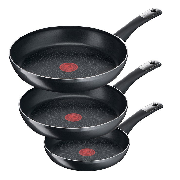 T-Fal, Juego de 3 Sartenes Hard Titanium T-Fal, Juego de 3 Sartenes Hard Titanium