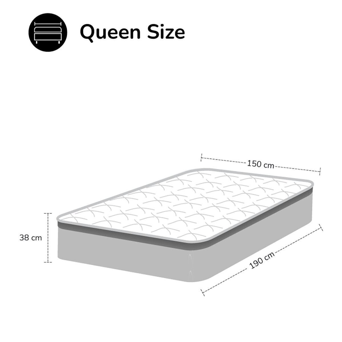 América, Brunel, Colchón Queen Size América, Brunel, Colchón Queen Size
