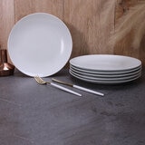 Crown Baccara Juego de 6 Platos de Porcelana Crown Baccara Juego de 6 Platos de Porcelana