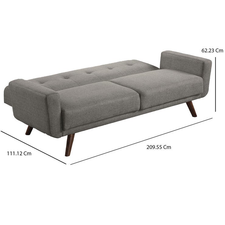 Sofá Cama Retro Color Gris, Coaster Sofá Cama Retro Color Gris, Coaster