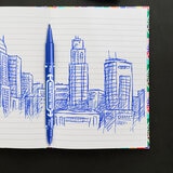 Marcador Permanente de Doble Punta Surtido 8 Pzas Marcador Permanente de Doble Punta Surtido 8 Pzas